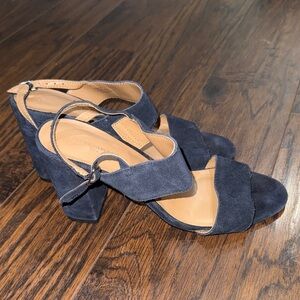 Banana Republic Navy Suede Women's Sandals